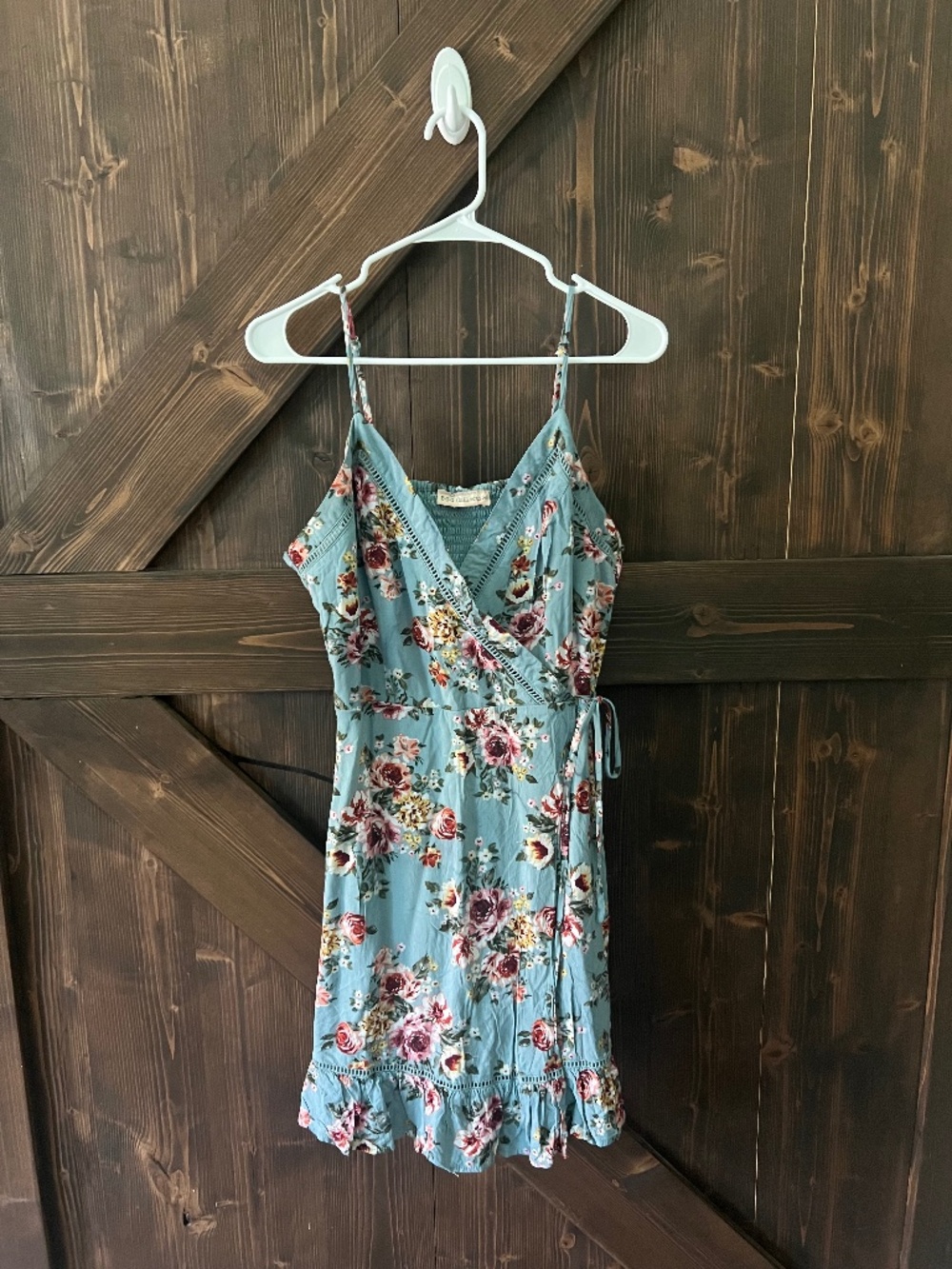 B.O.G. Collective Floral Wrap Dress | Size L